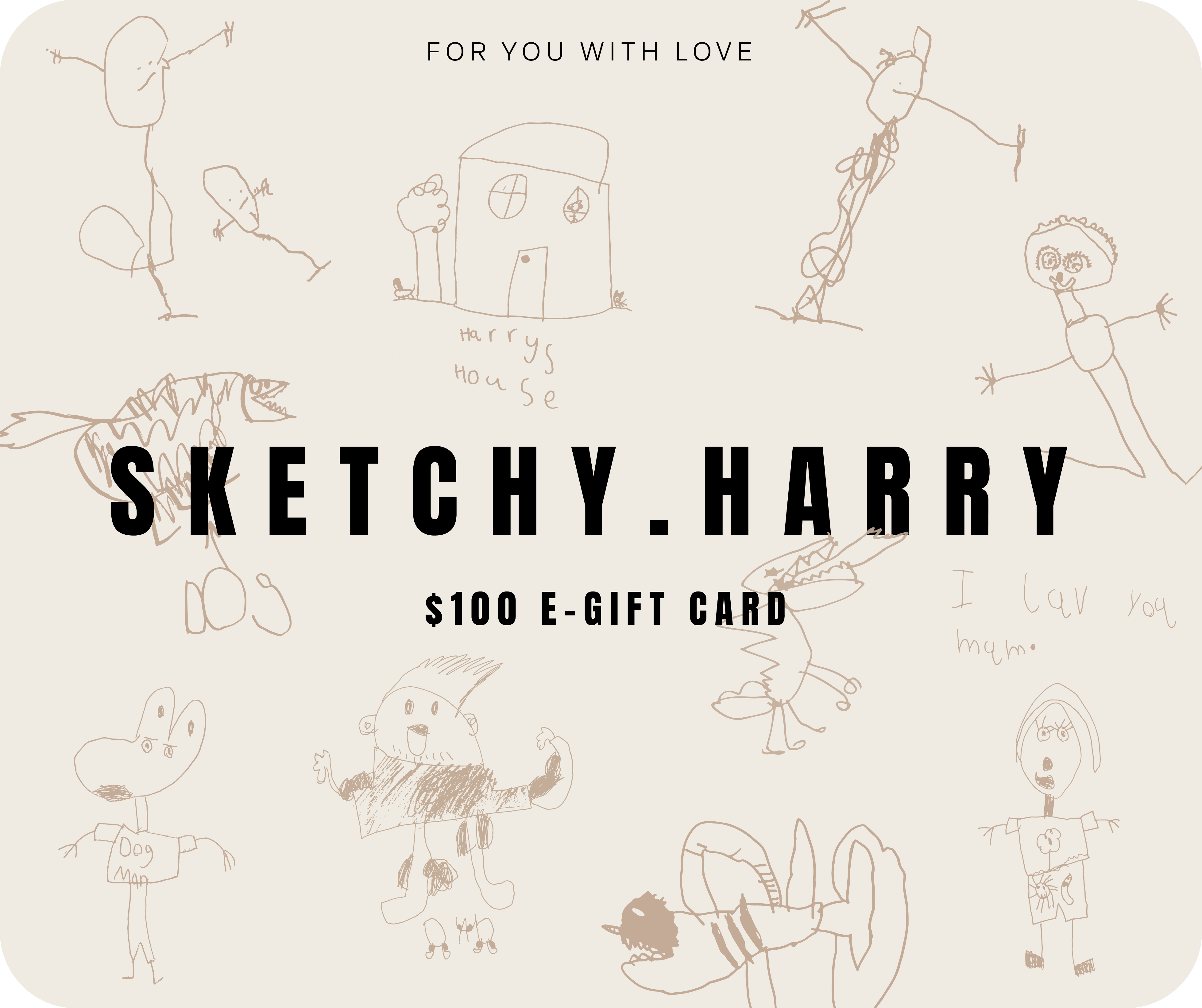 Sketchy Harry - Digital Gift Card