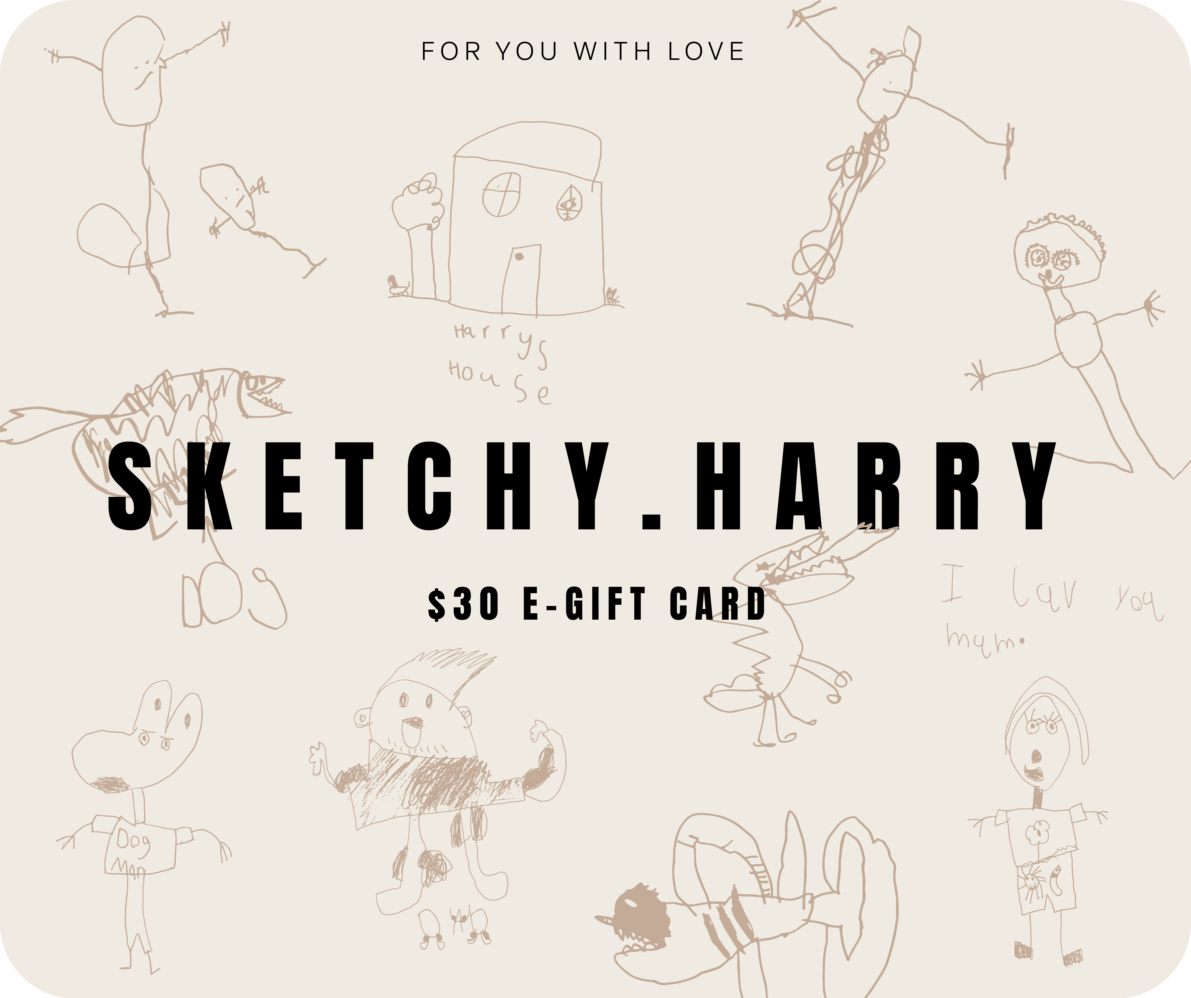 Sketchy Harry - Digital Gift Card