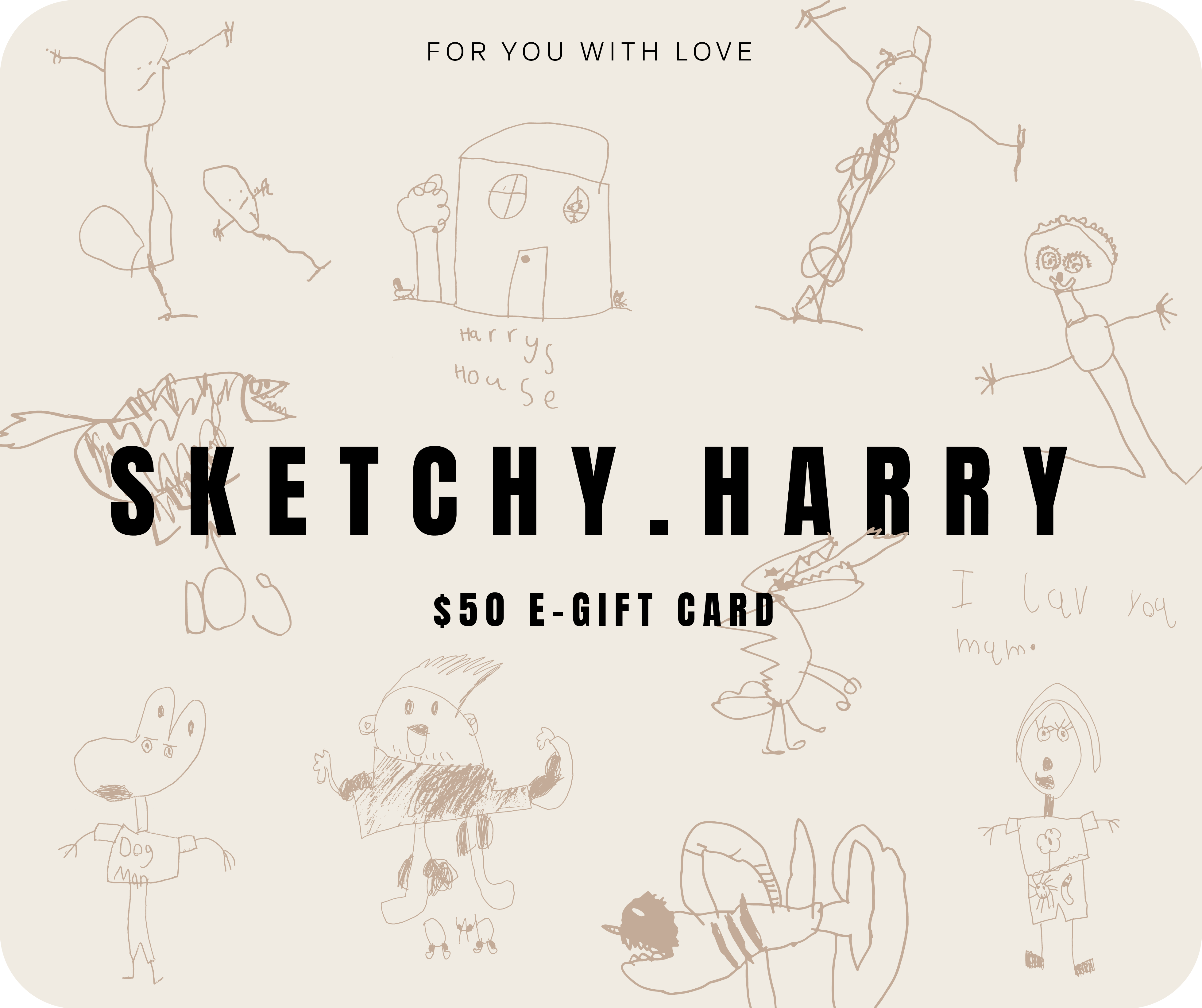 Sketchy Harry - Digital Gift Card