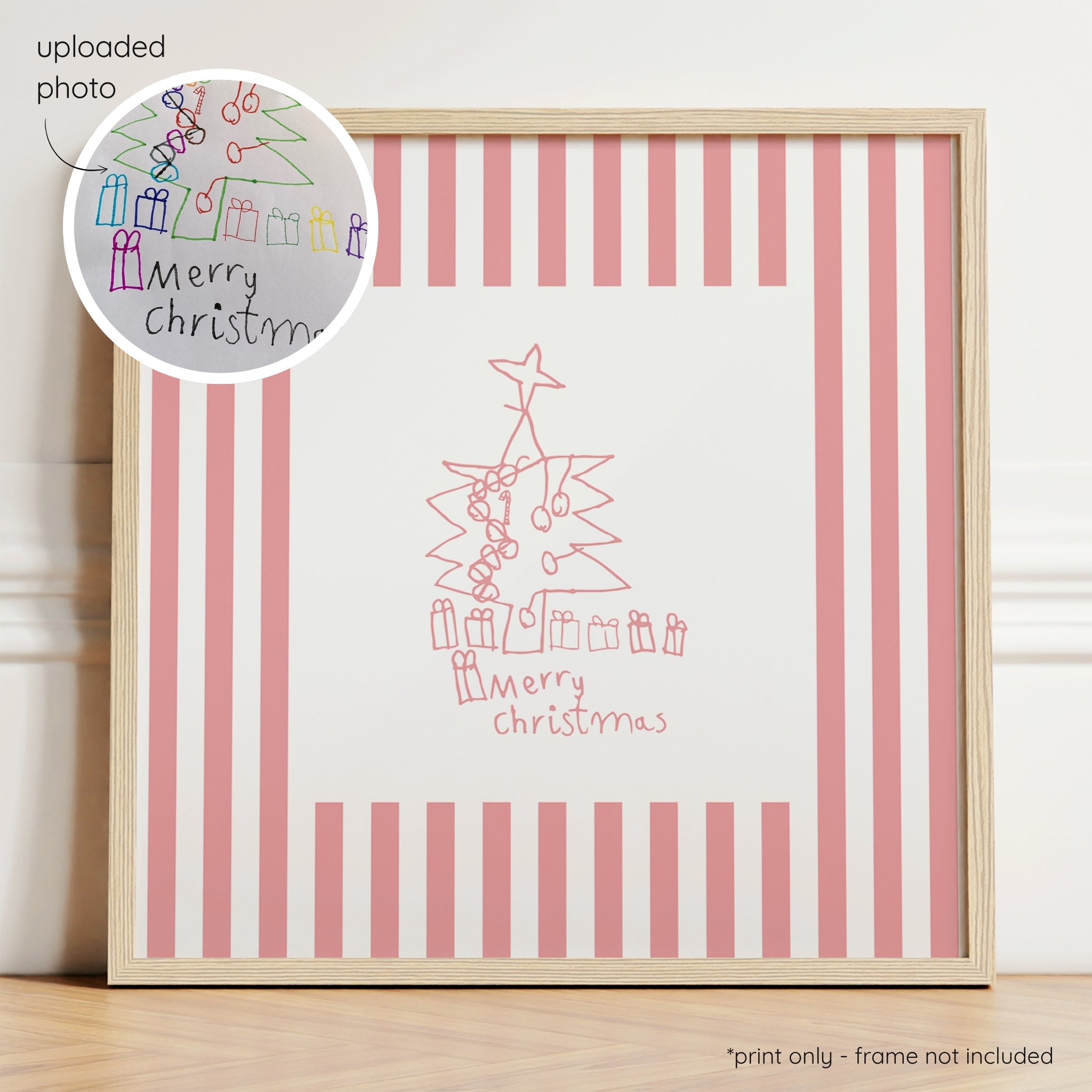 Sketchy Stripes - Blush & Berry