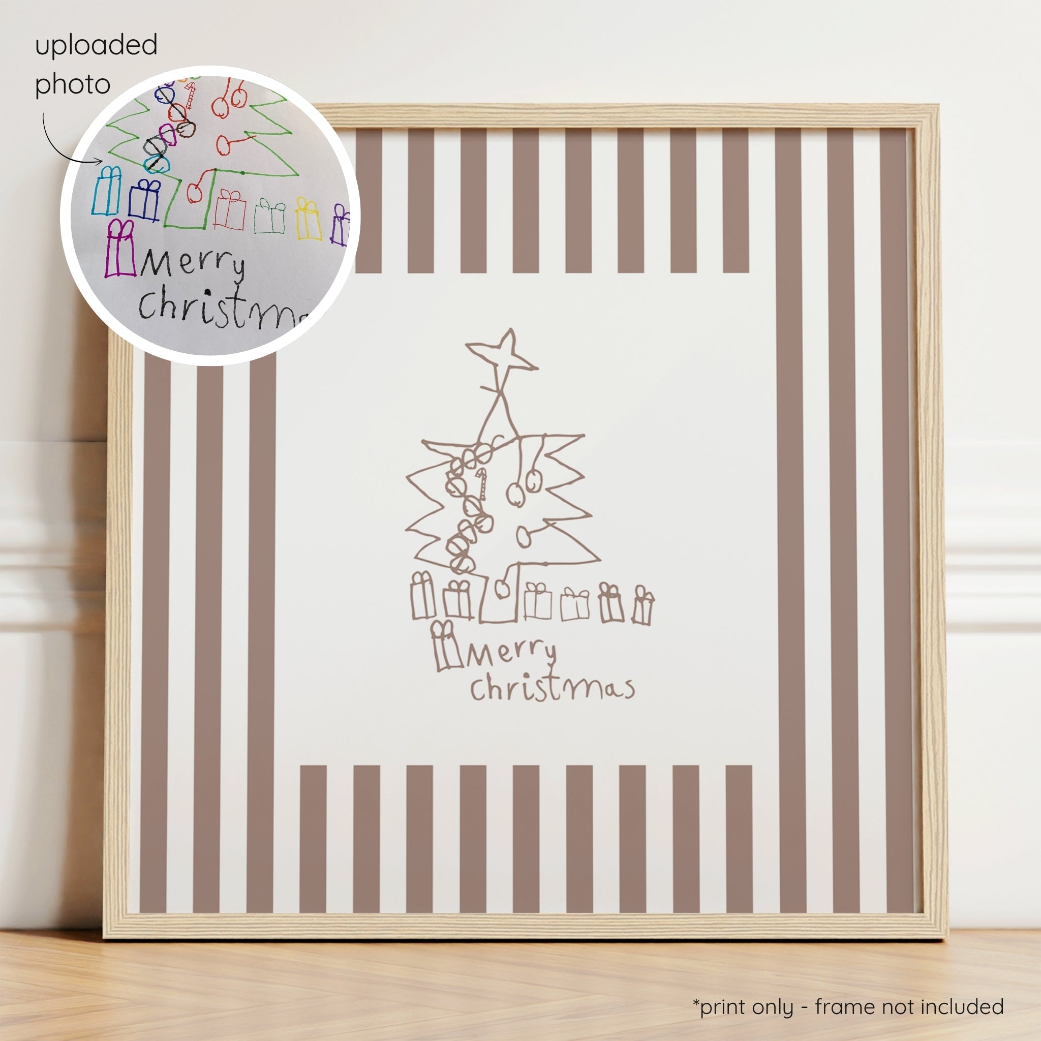 Sketchy Stripes - Cocoa & Milk