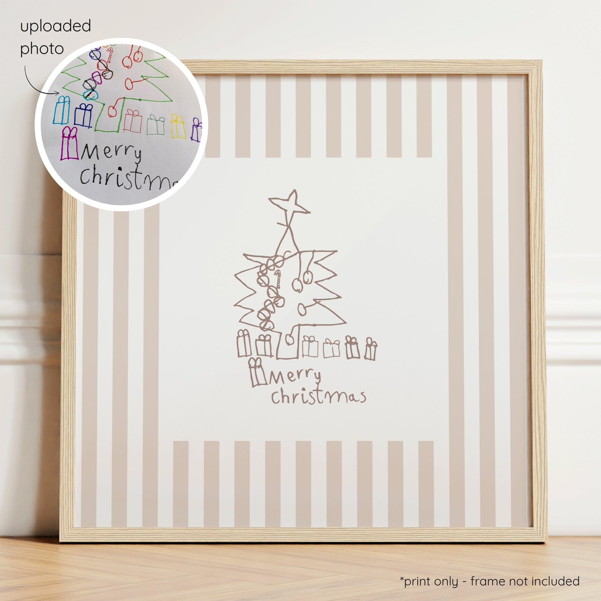 Sketchy Stripes - Mushroom & Mocha