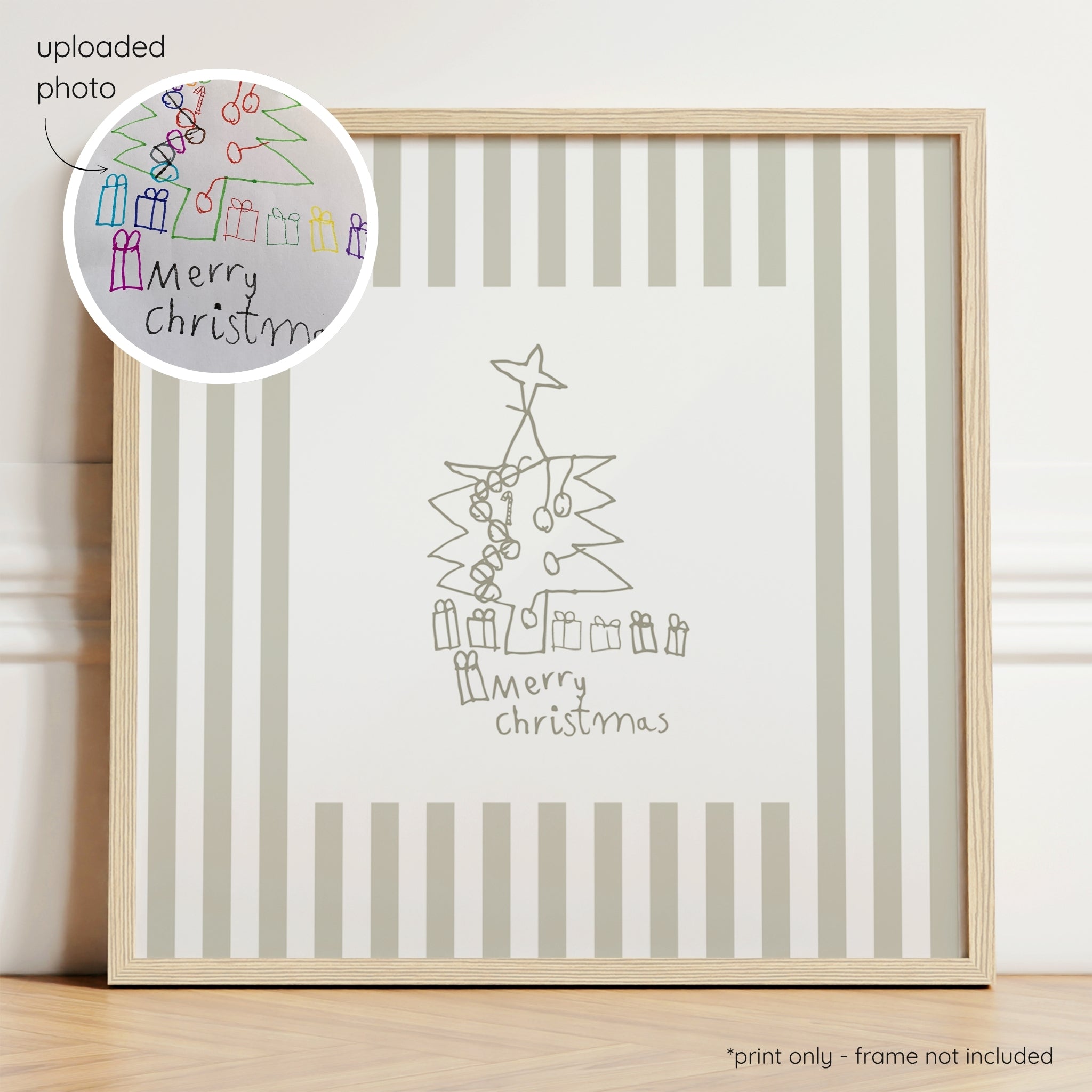 Sketchy Stripes - Sage & Olive