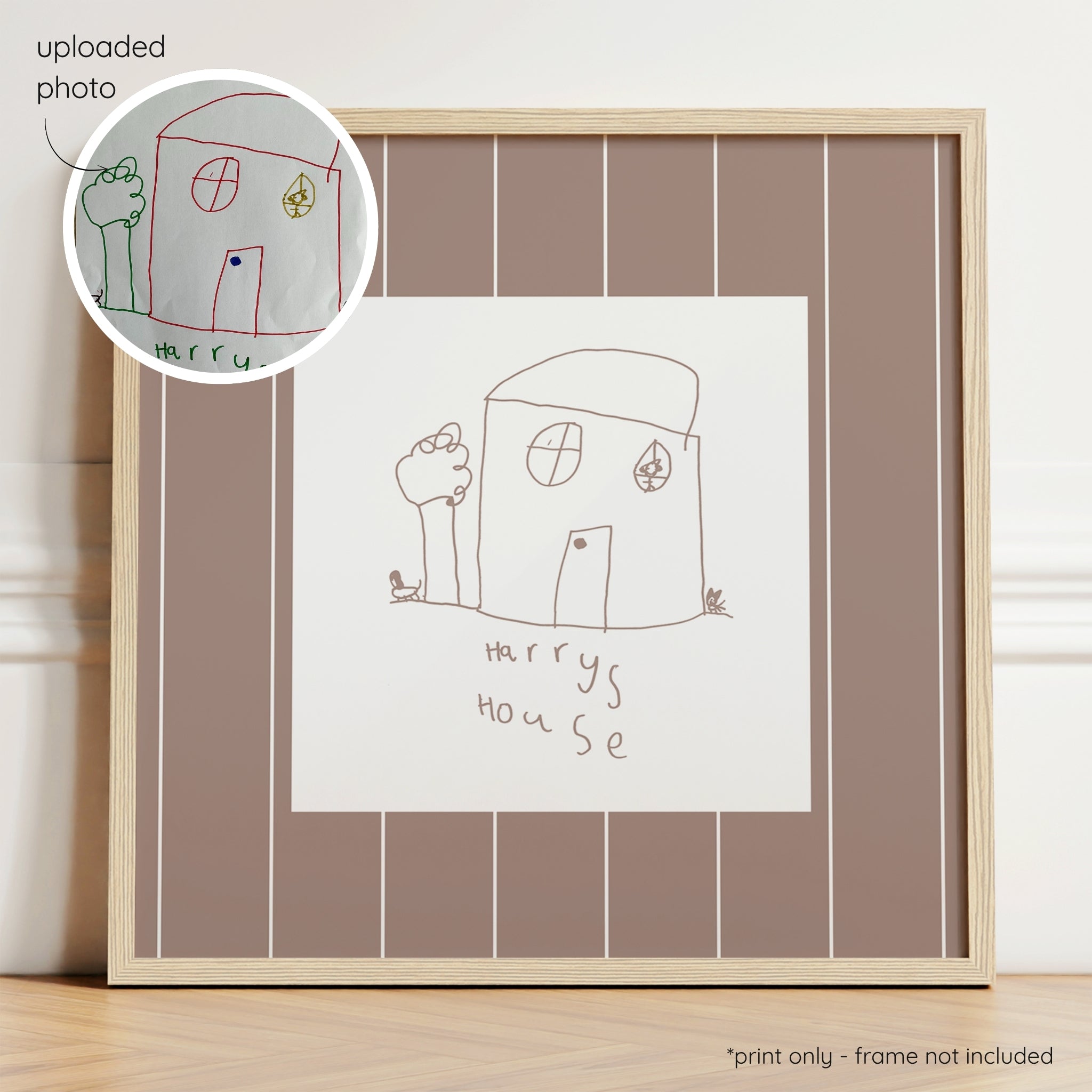 Sketchy Pin Stripes - Cocoa & Milk